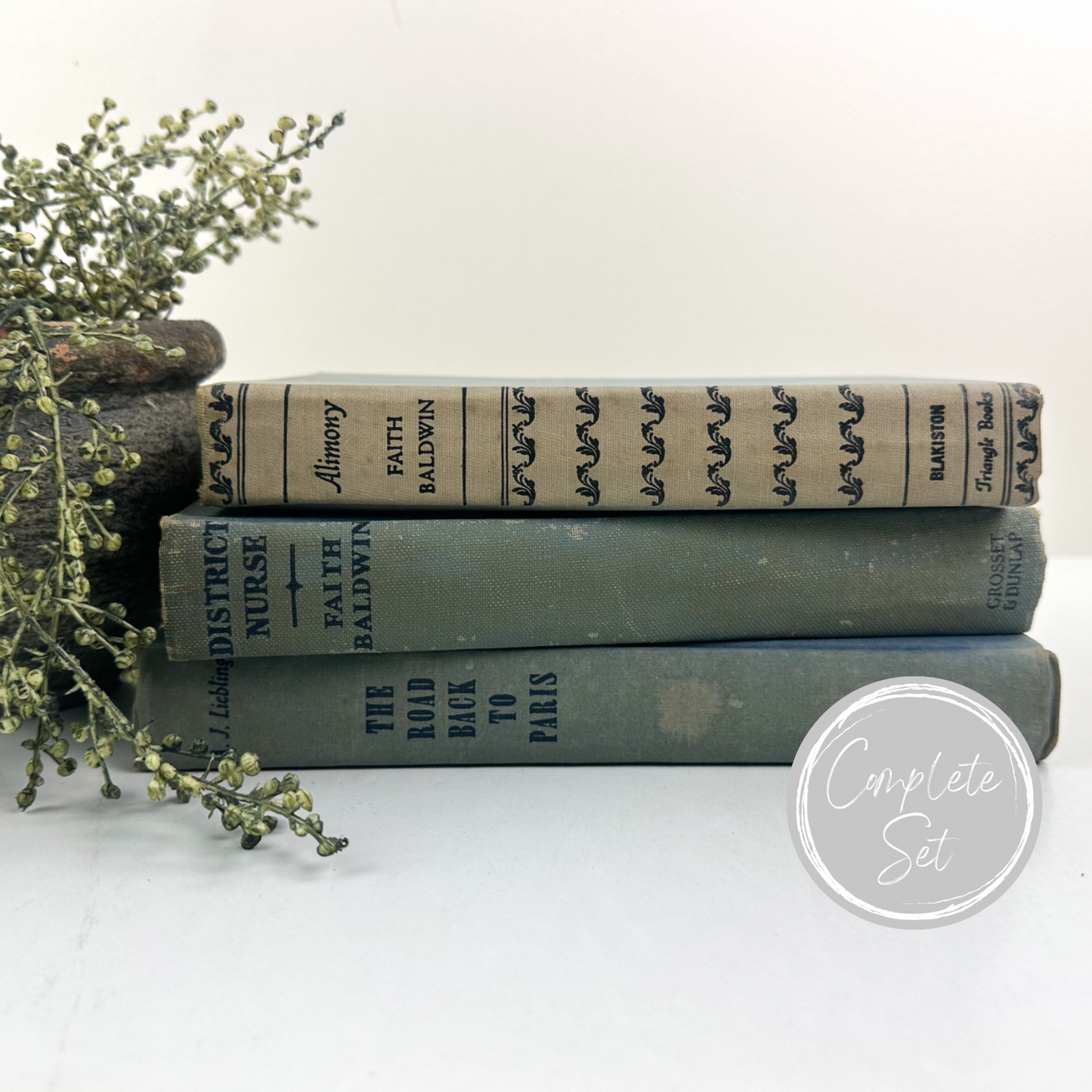 Blue Vintage Books