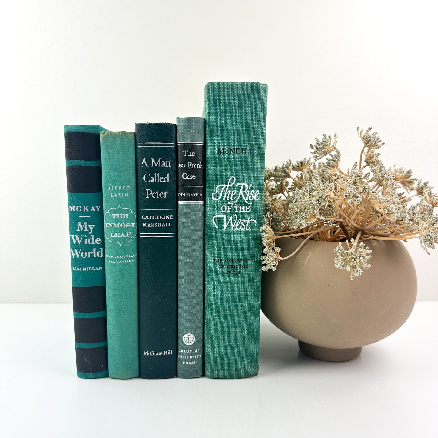 Turquoise Books for Decoration
