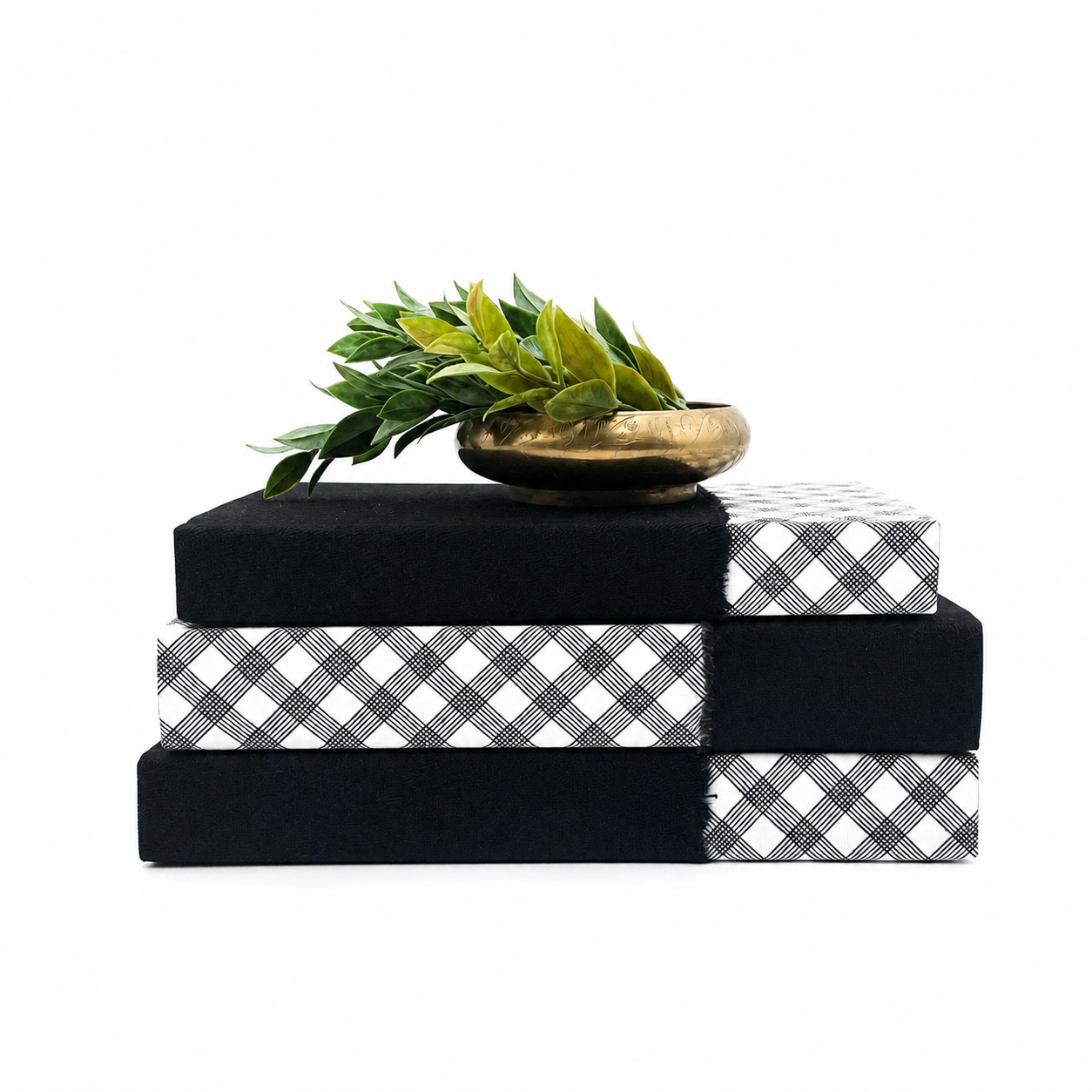 Black and White Classic Book Decor