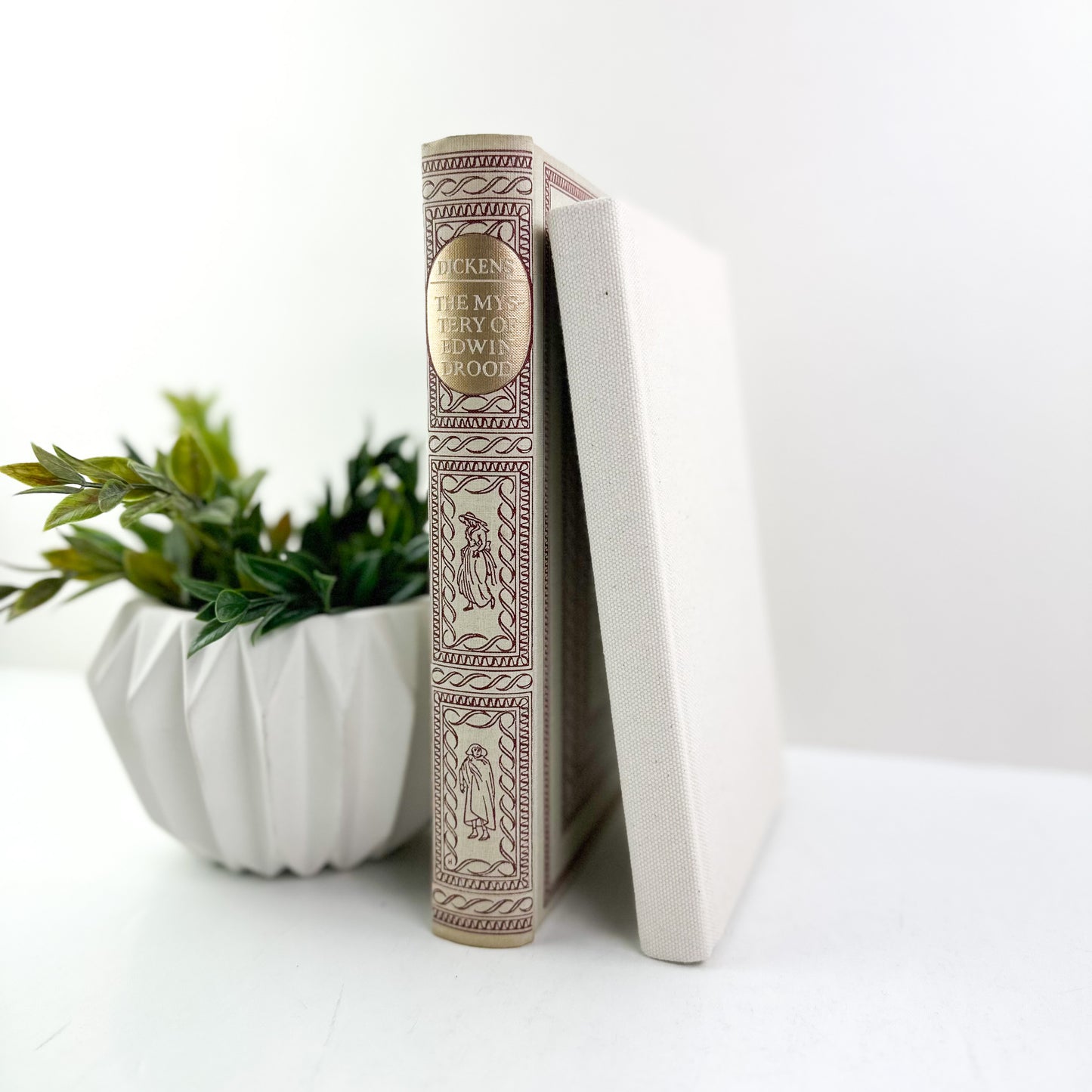 Cream and Red Book Set