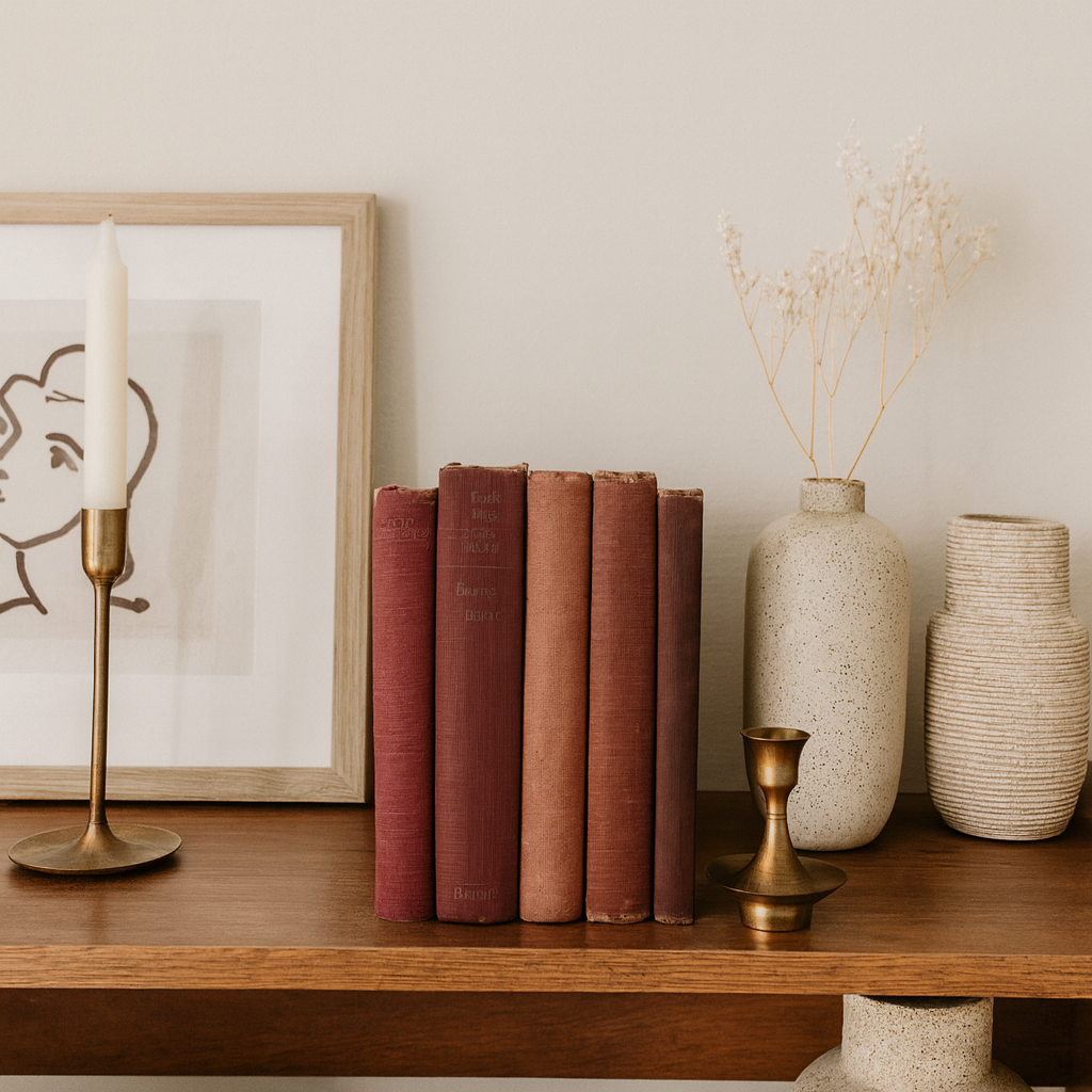 Red Decorative Books