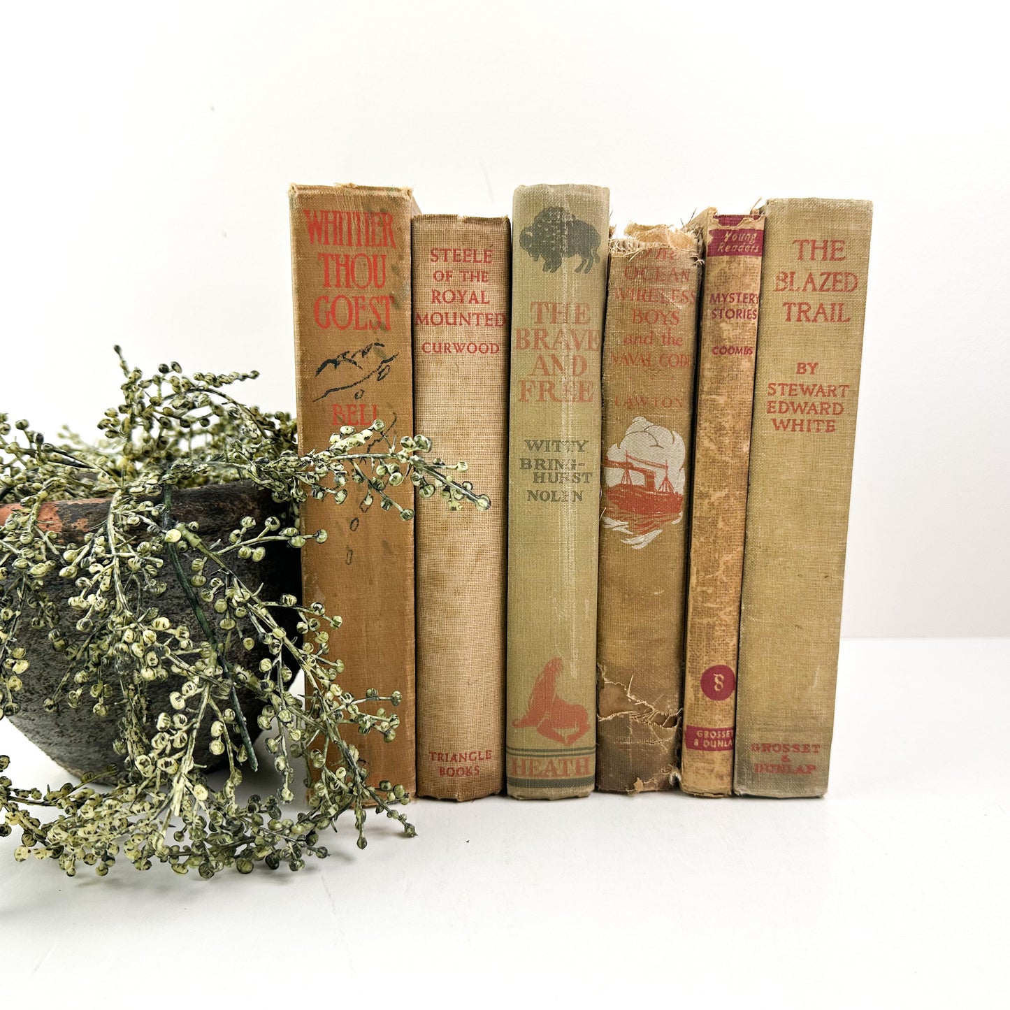 Red Decorative Books