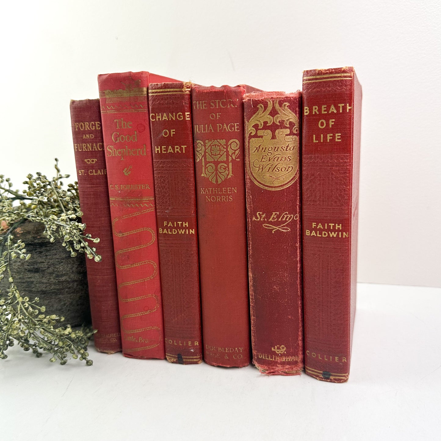 Red Stack of Books