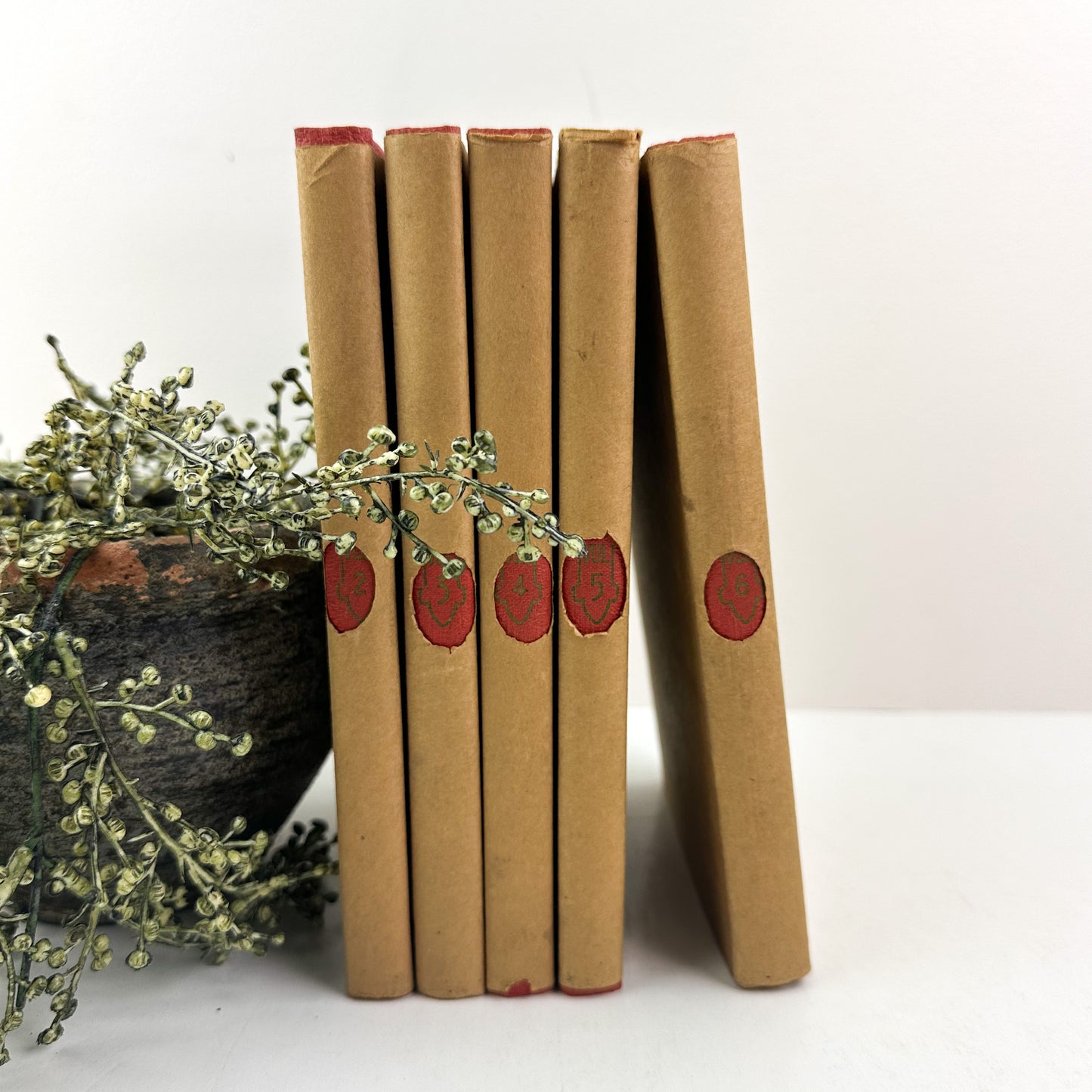 Red Decorative Books