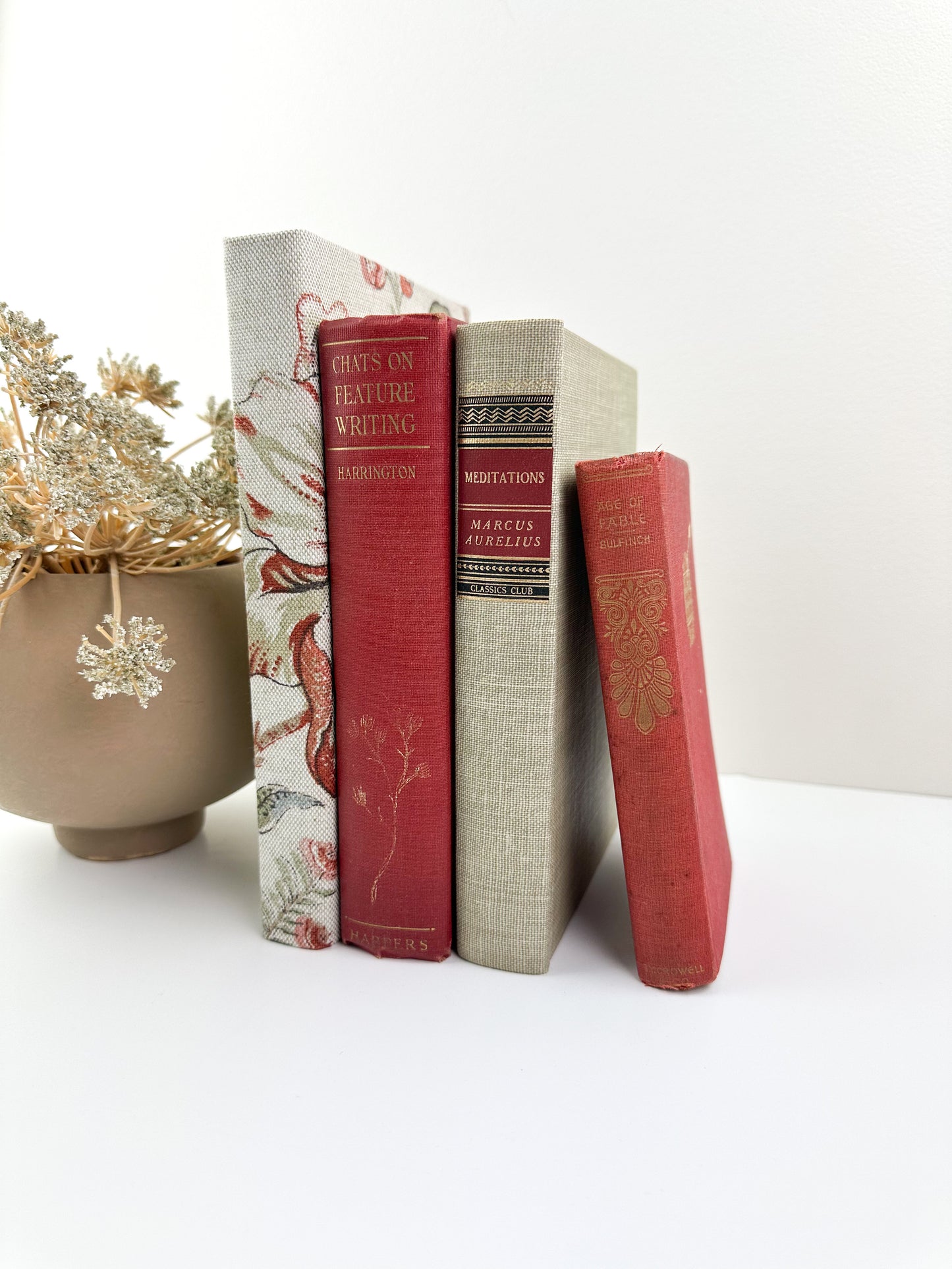 Red Books for Decor