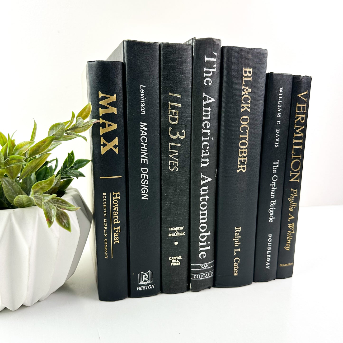 Black Shelf Decor