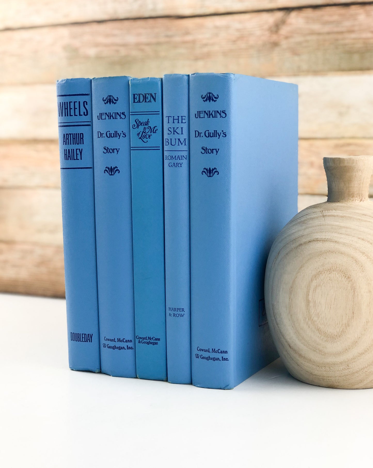 Blue Home Decor / Decorative Book Set