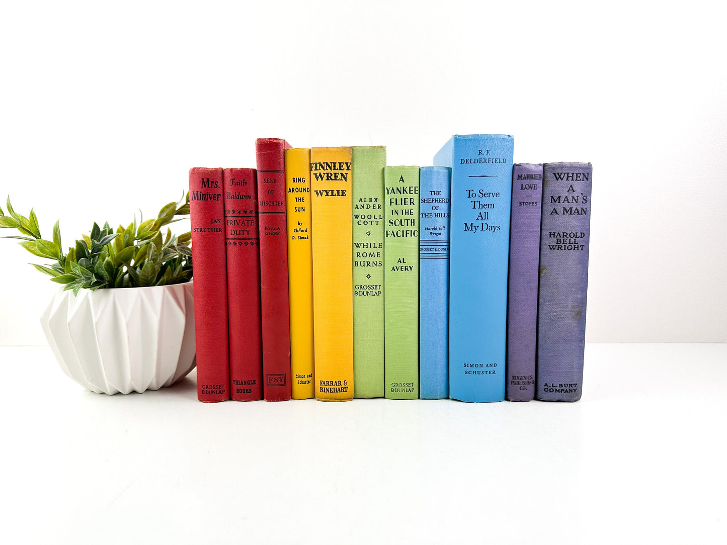 Rainbow Vintage Decor