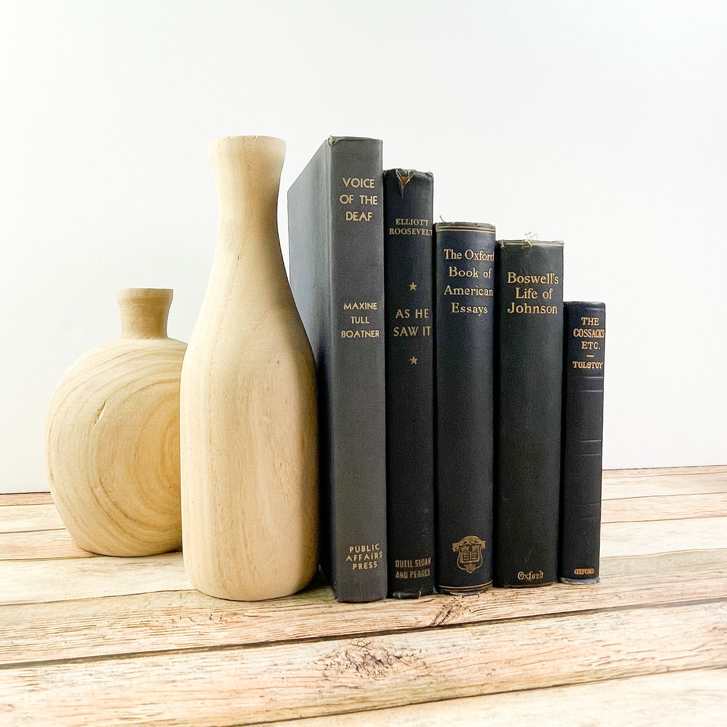 Classic Blue Books for Shelf Decor