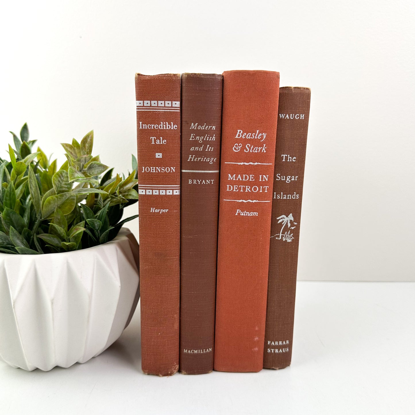 Vintage Orange Home Decor