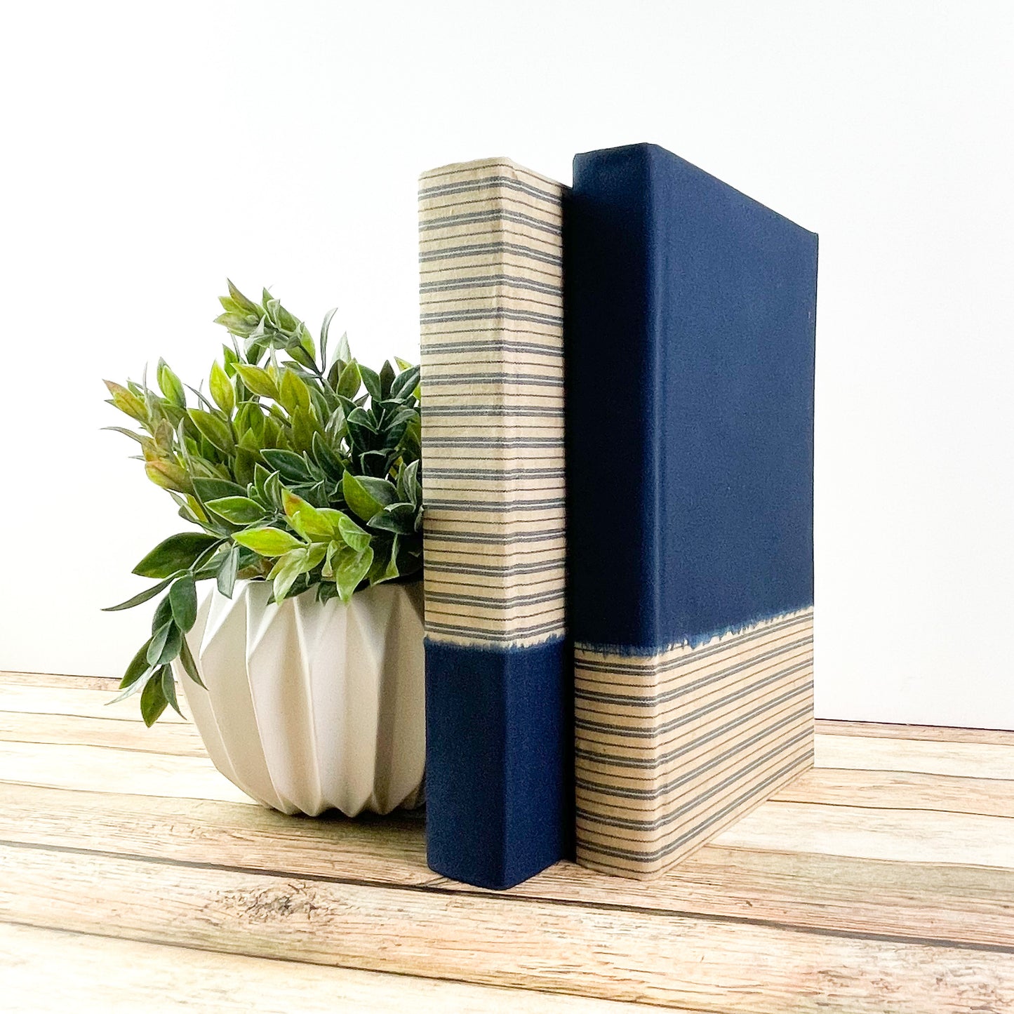 Classic Look Navy Book Set for Bookshelf Decor