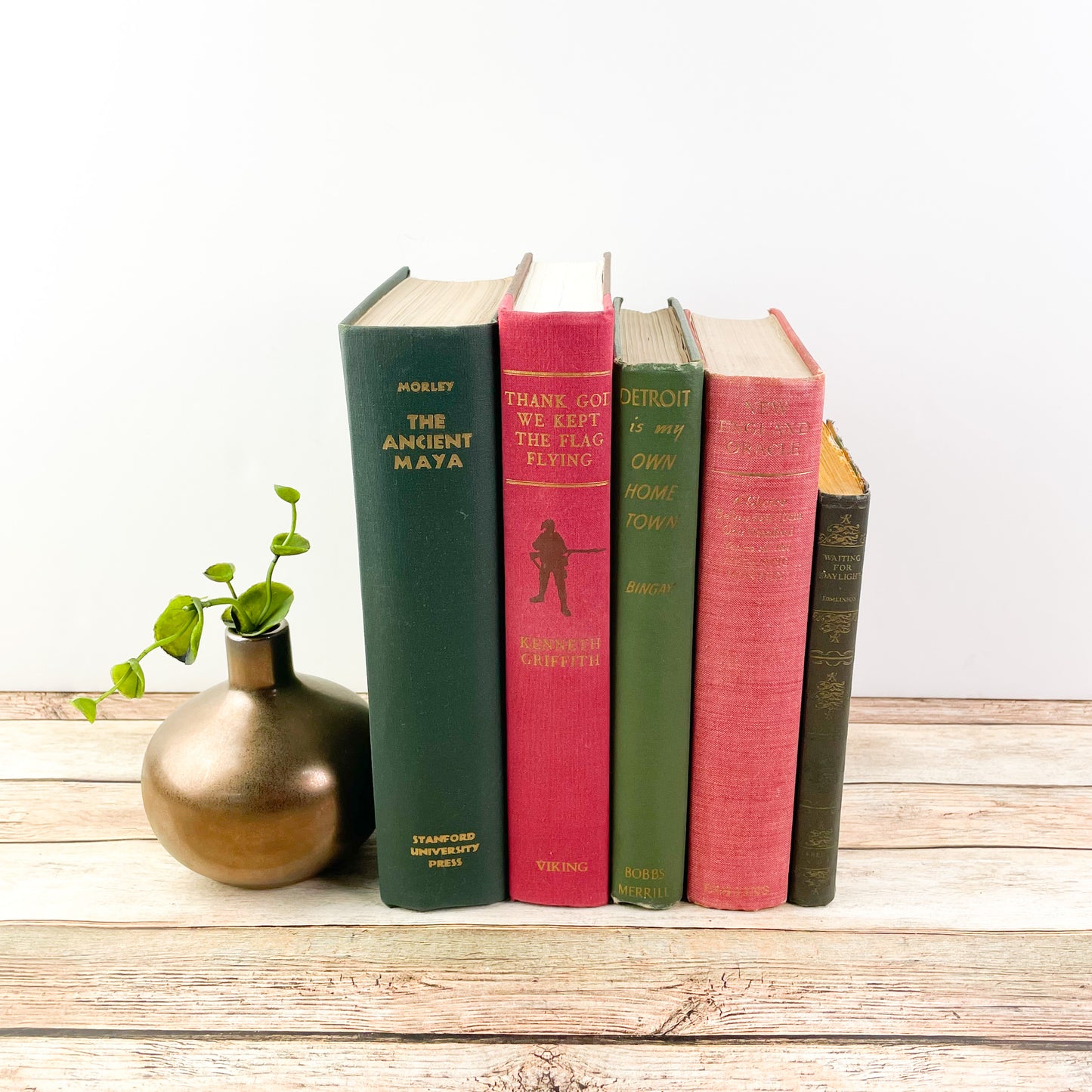 Christmas Book Decor