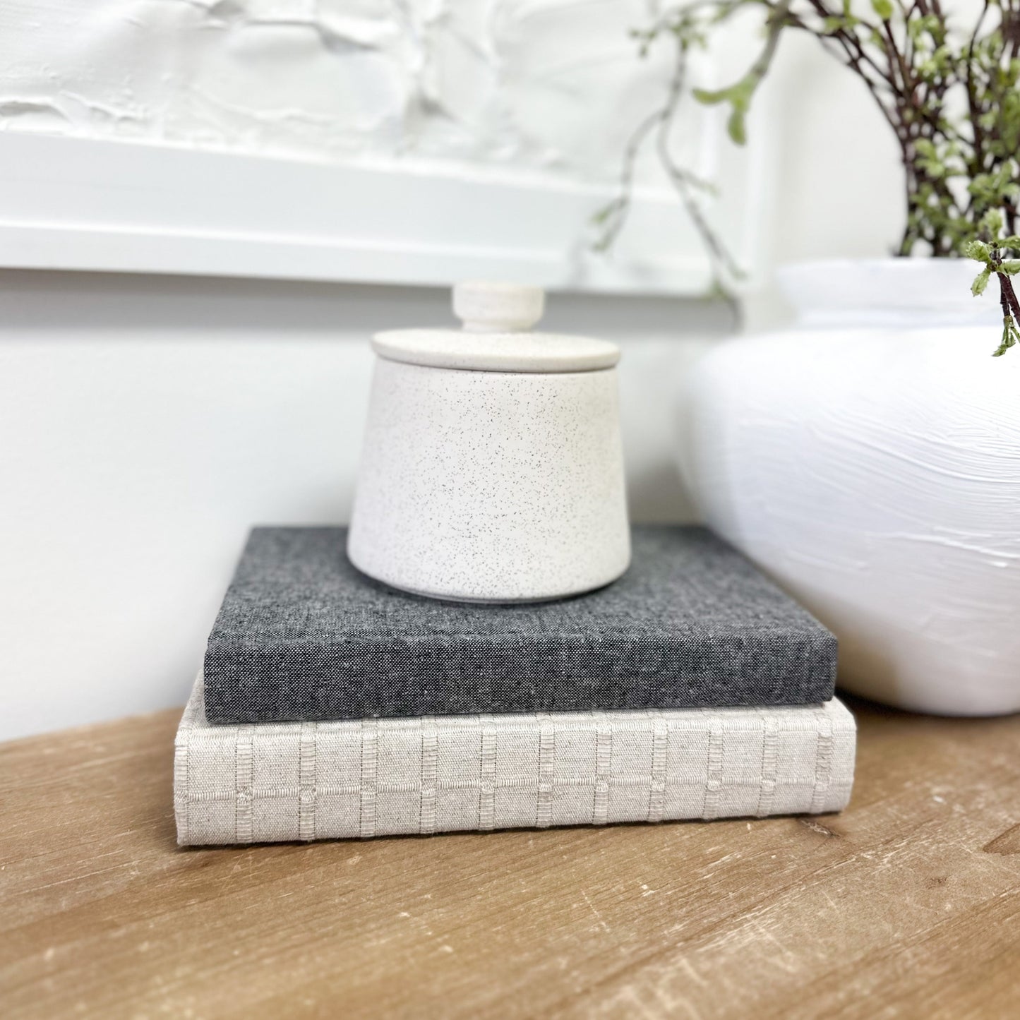 Fabric Covered Book Set