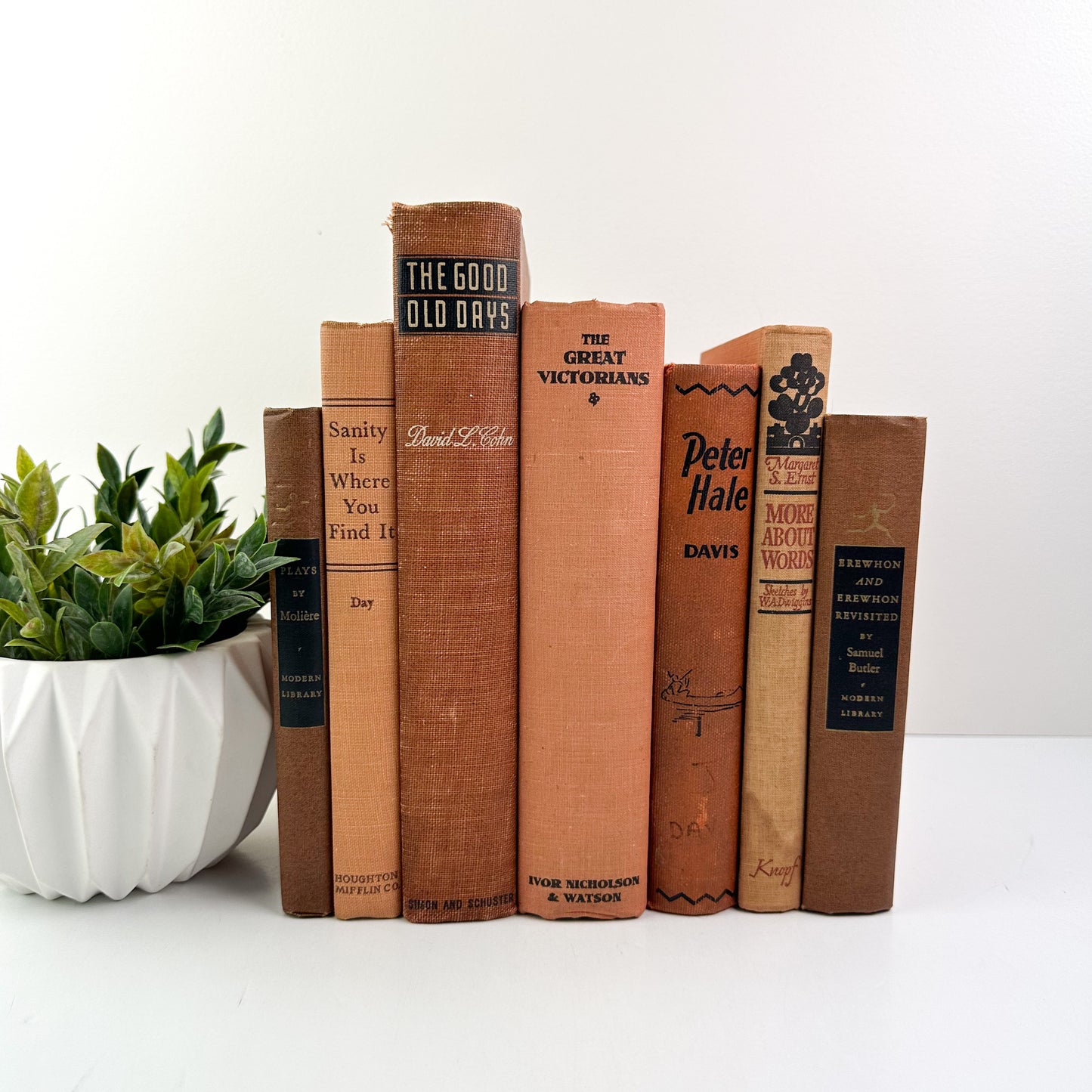 Vintage Orange Home Accents
