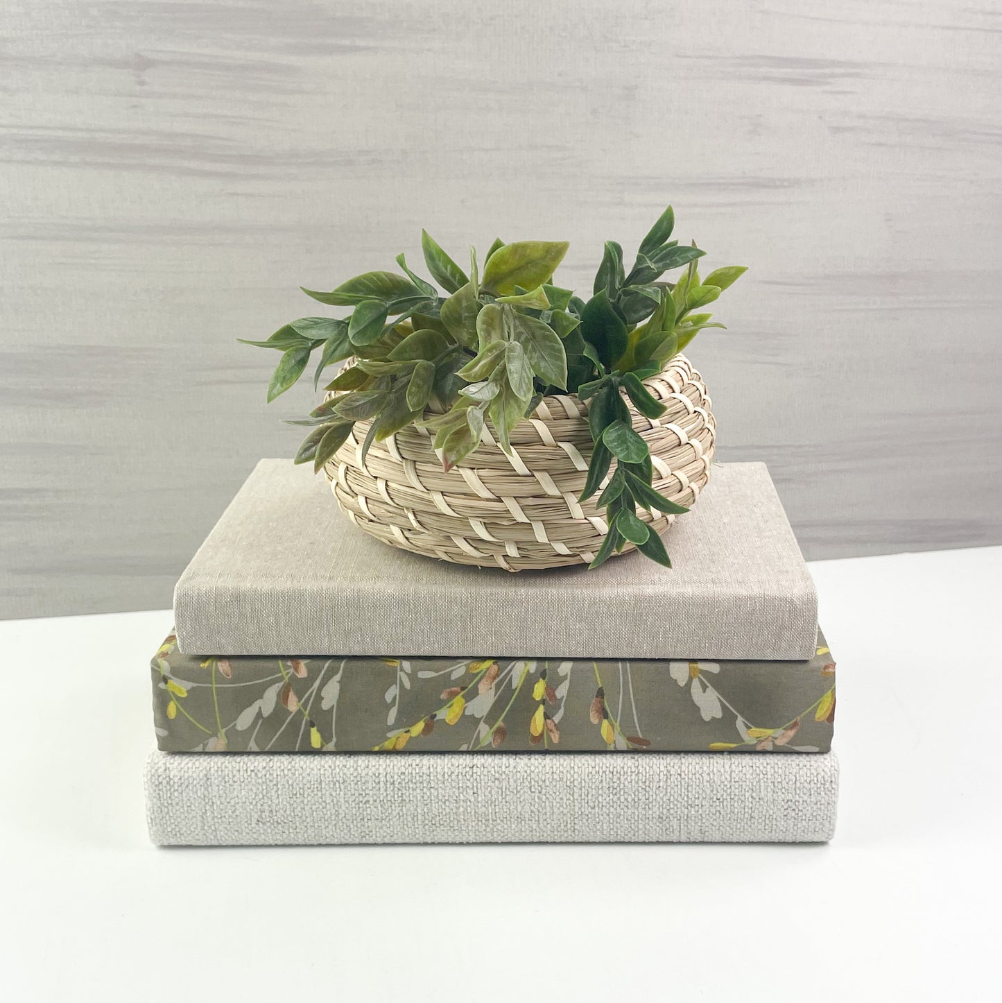Linen Decorative Books