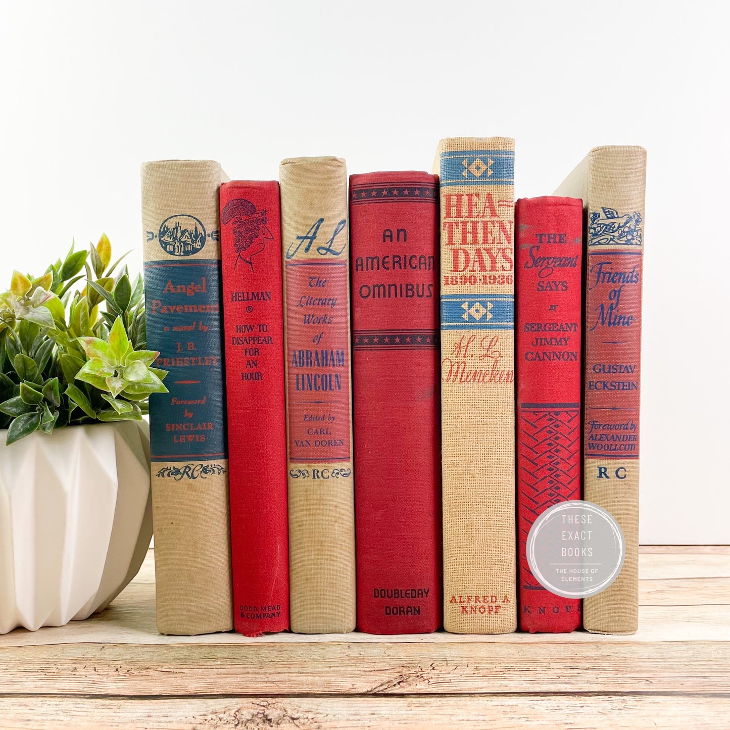 Red, White and Blue Book Set