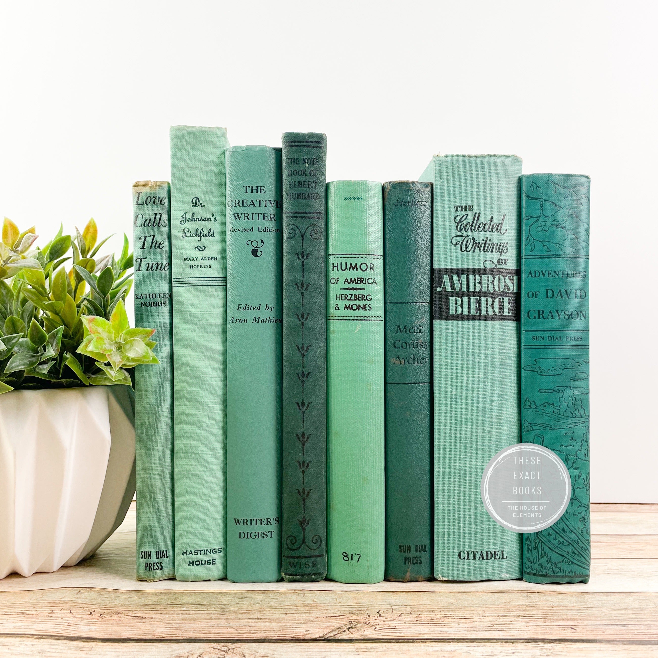 Classic　for　Books　Green　Elements　Decor　–