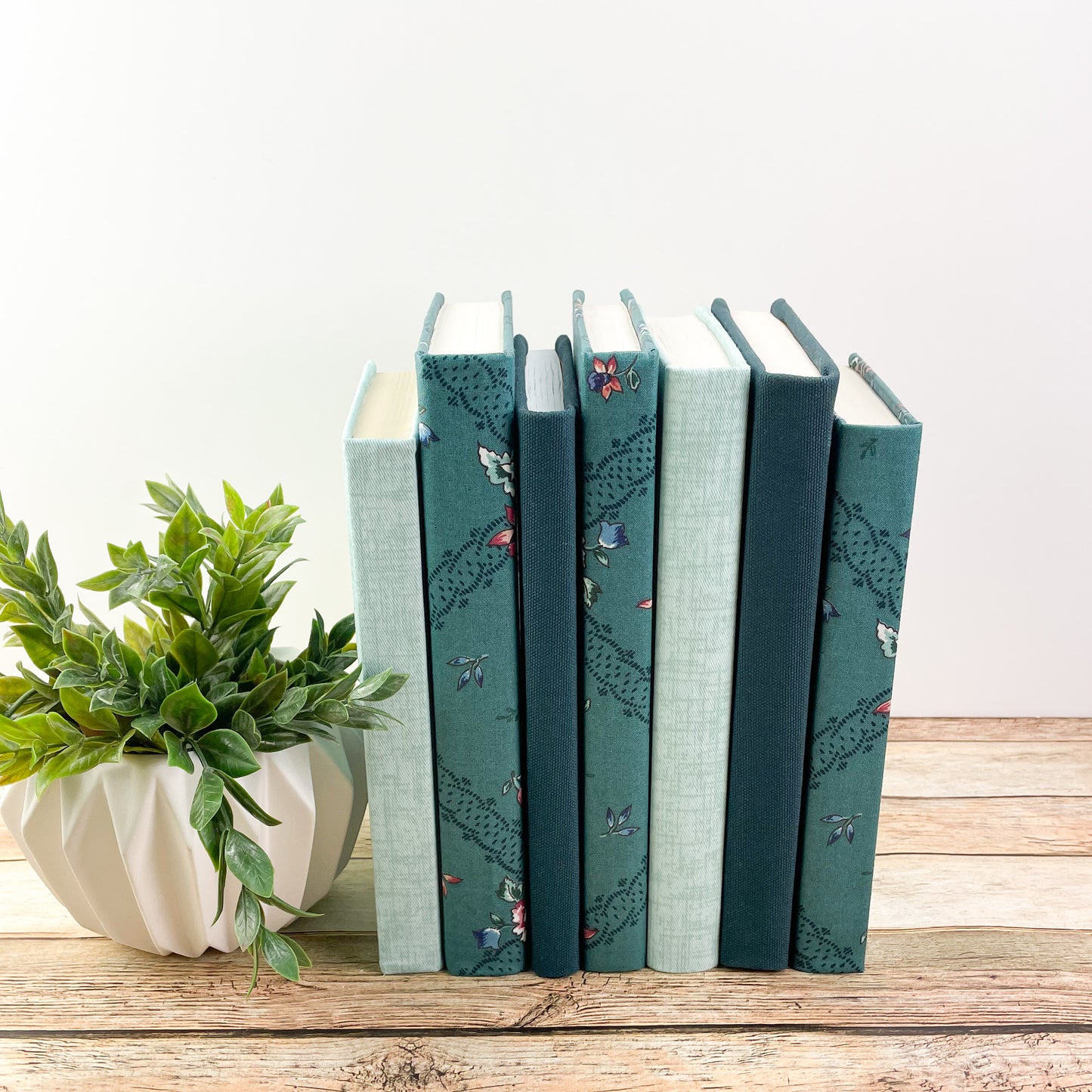 Blue Decorative Book Set