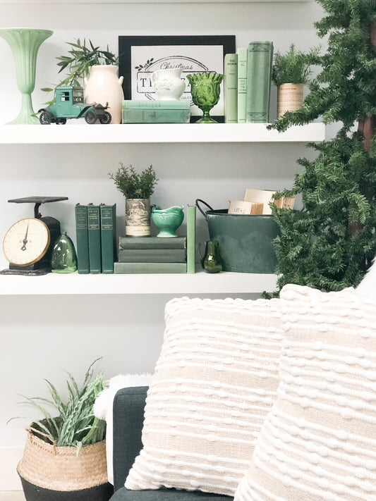 Using Shades of Green for Christmas