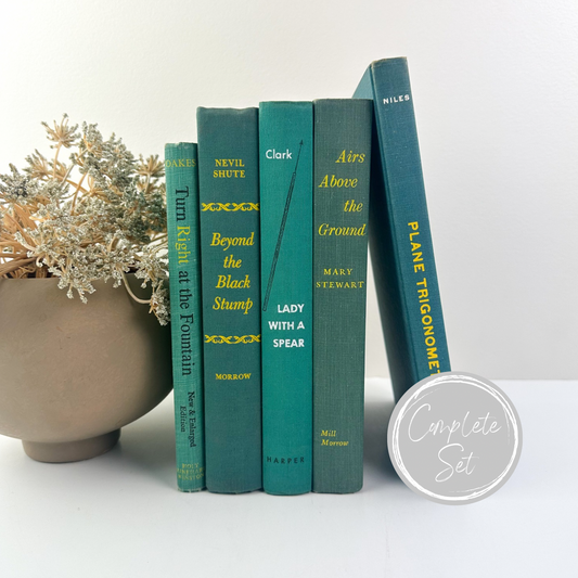 Spring Book Decor