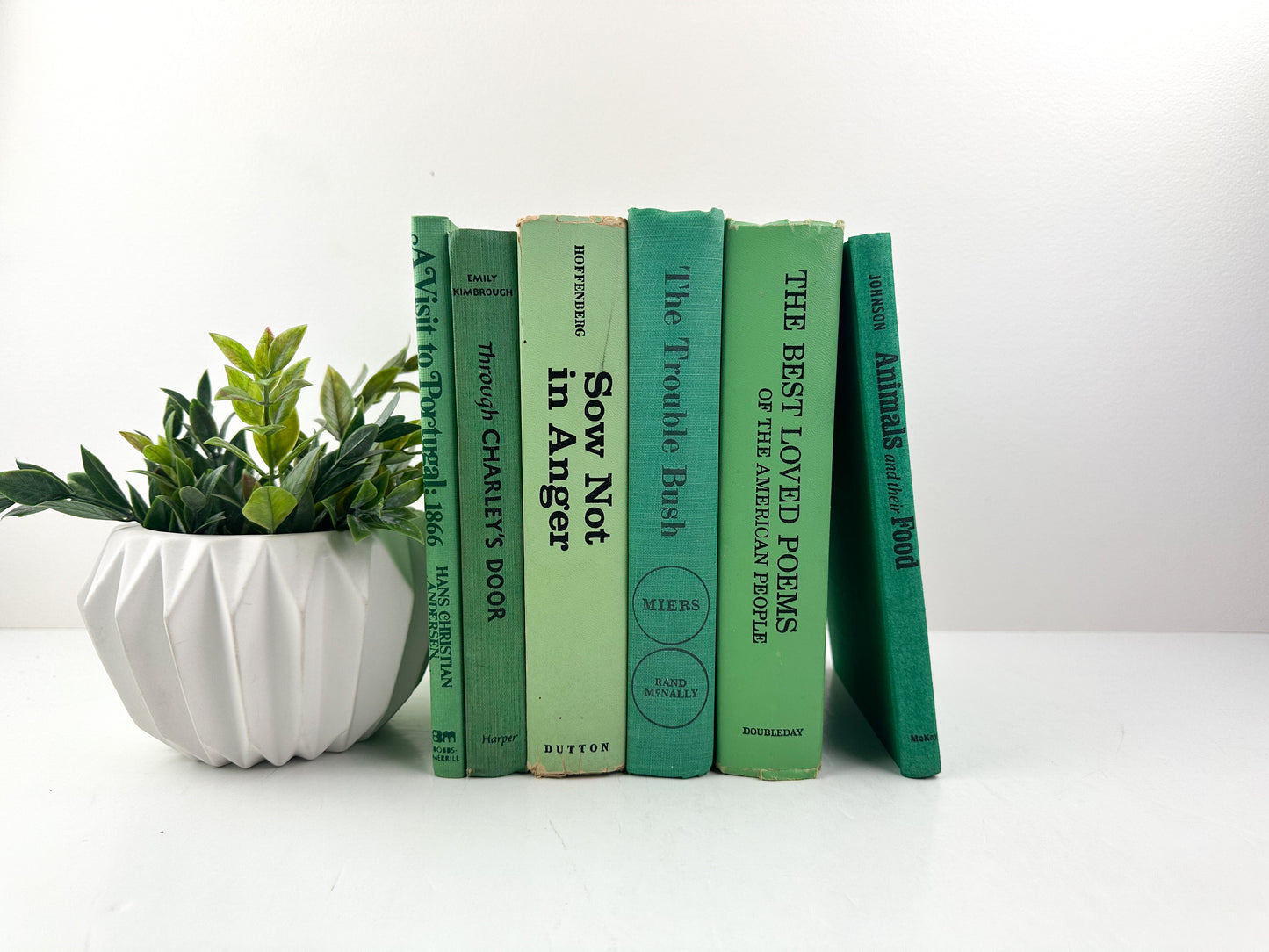 Green Books by Color