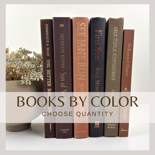 Books By Color- Brown