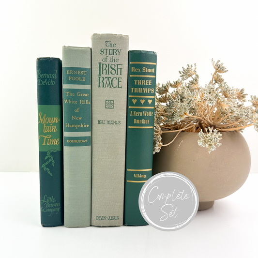 Green and Gray Books for Home Design