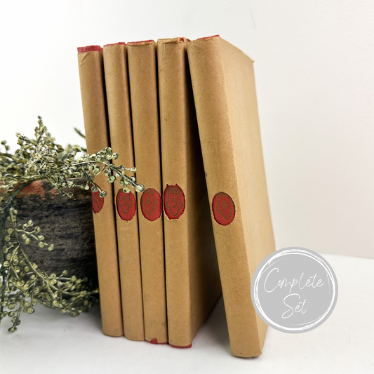 Red Decorative Books