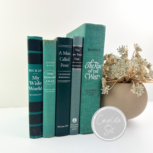 Turquoise Books for Decoration