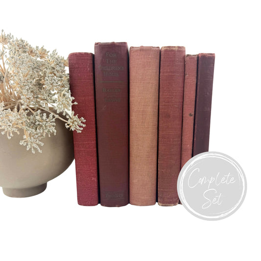 Red Decorative Books