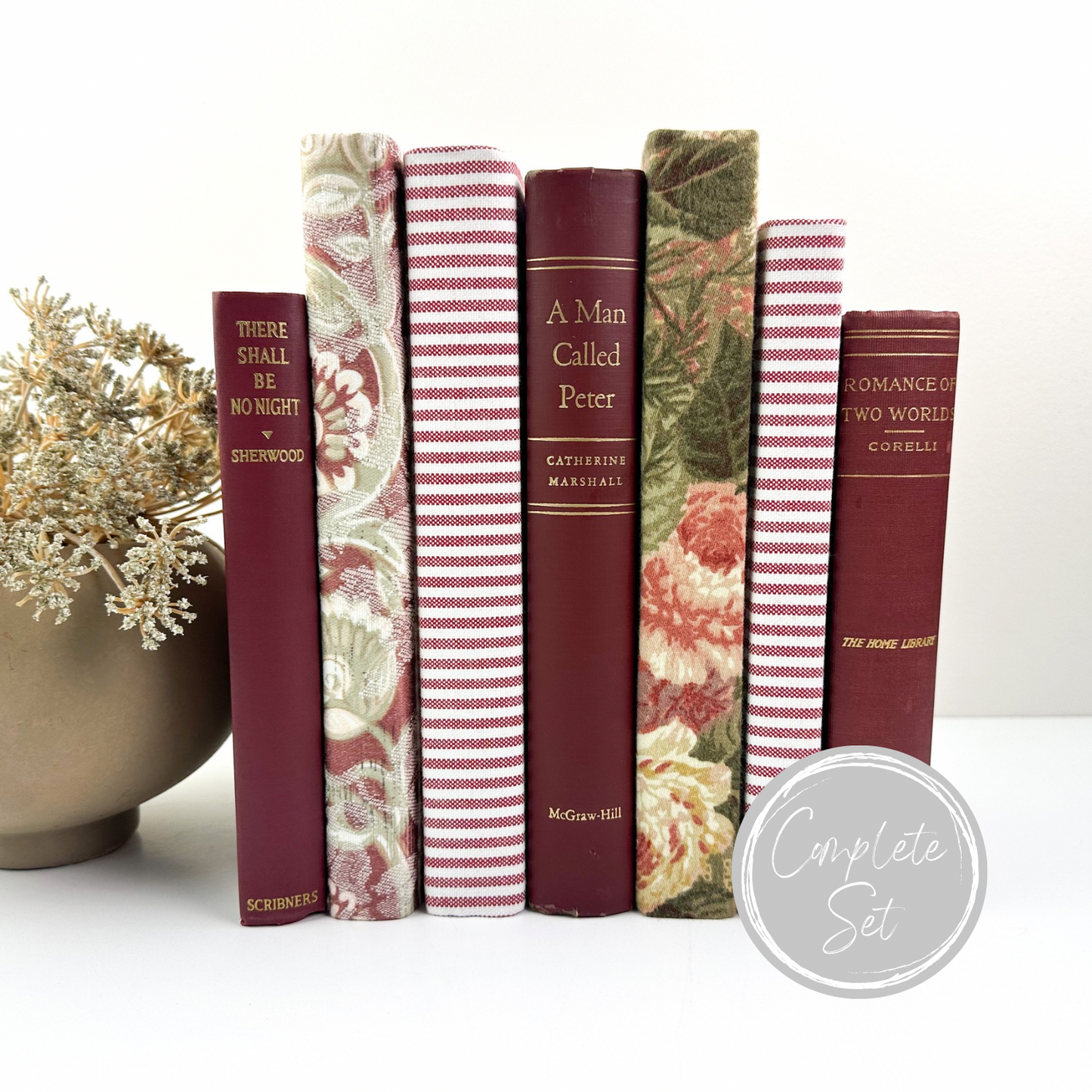 Red Decorative Books