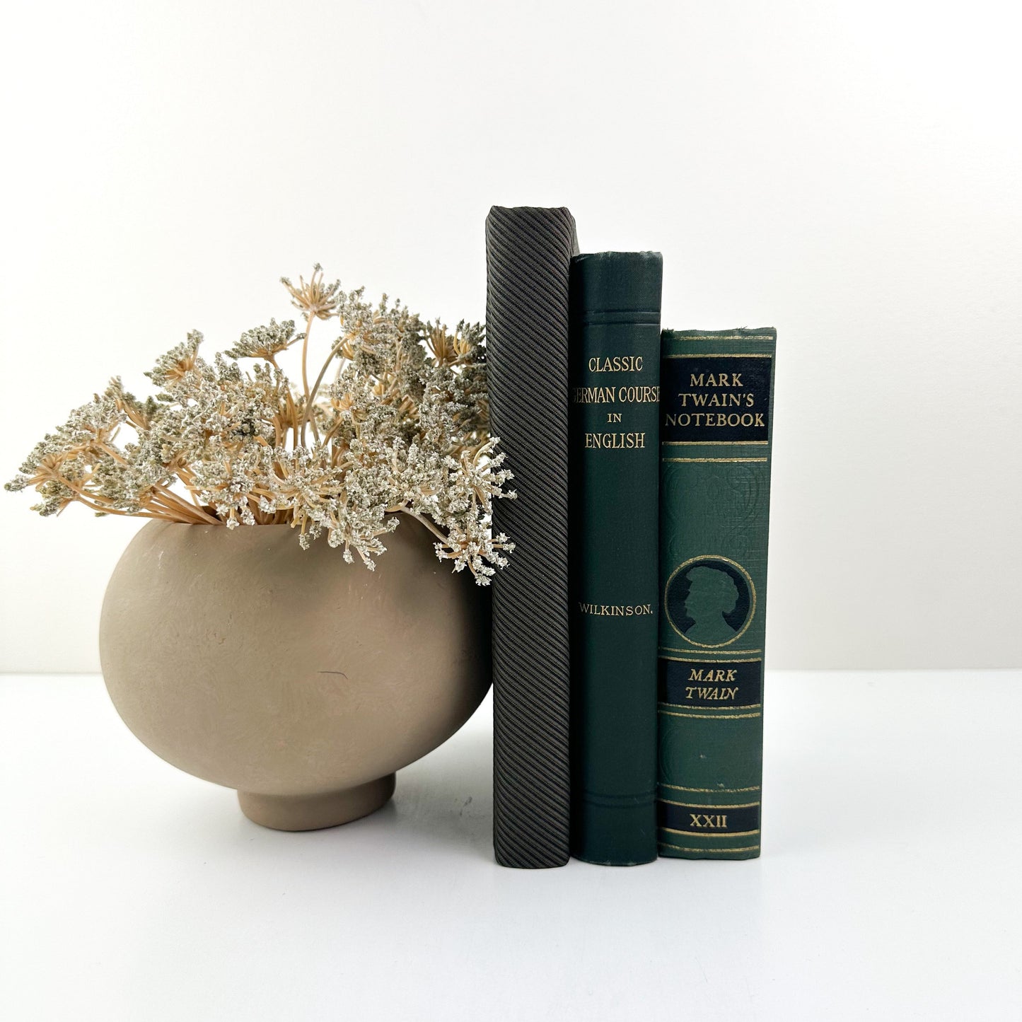 Green Decorative Book Set