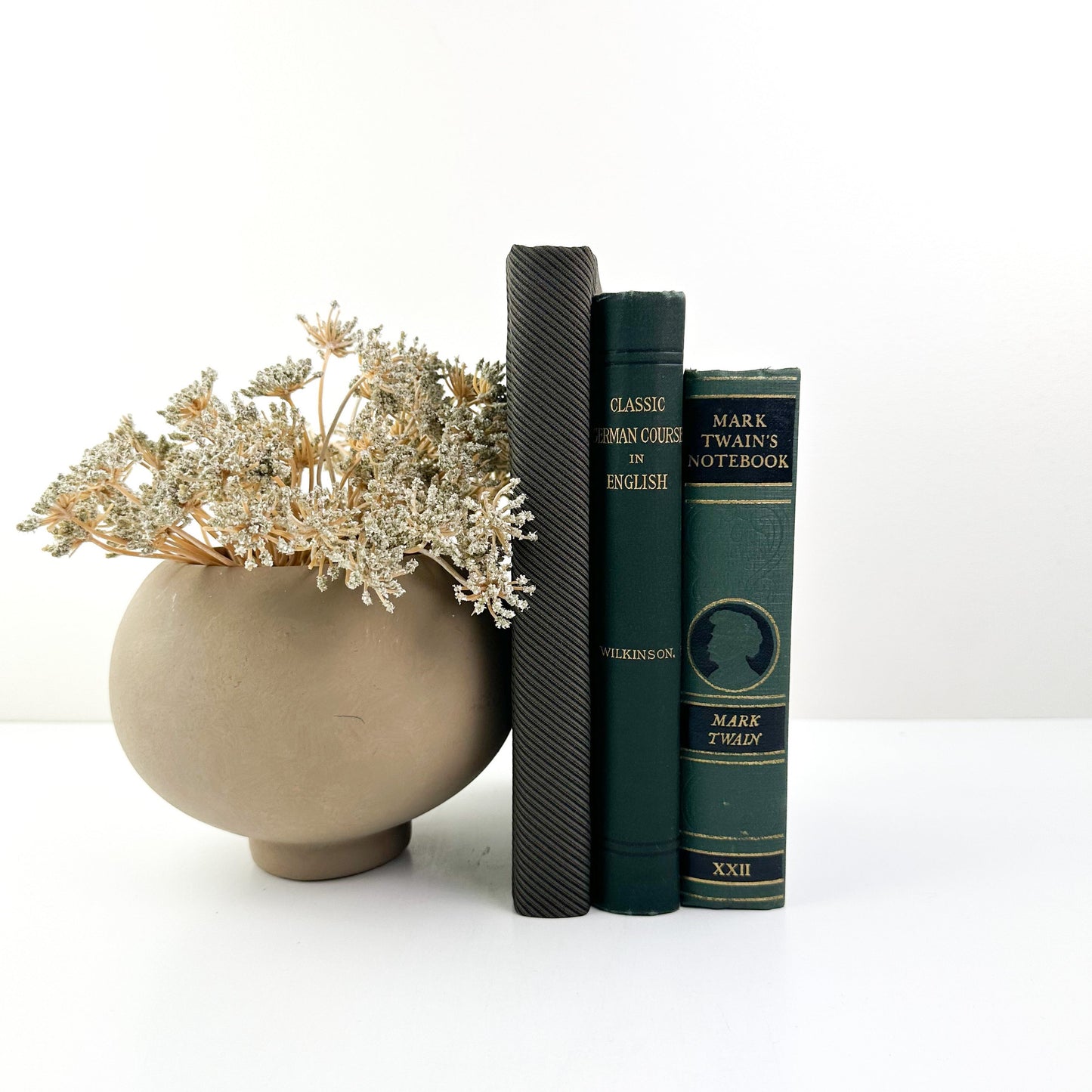 Green Decorative Book Set