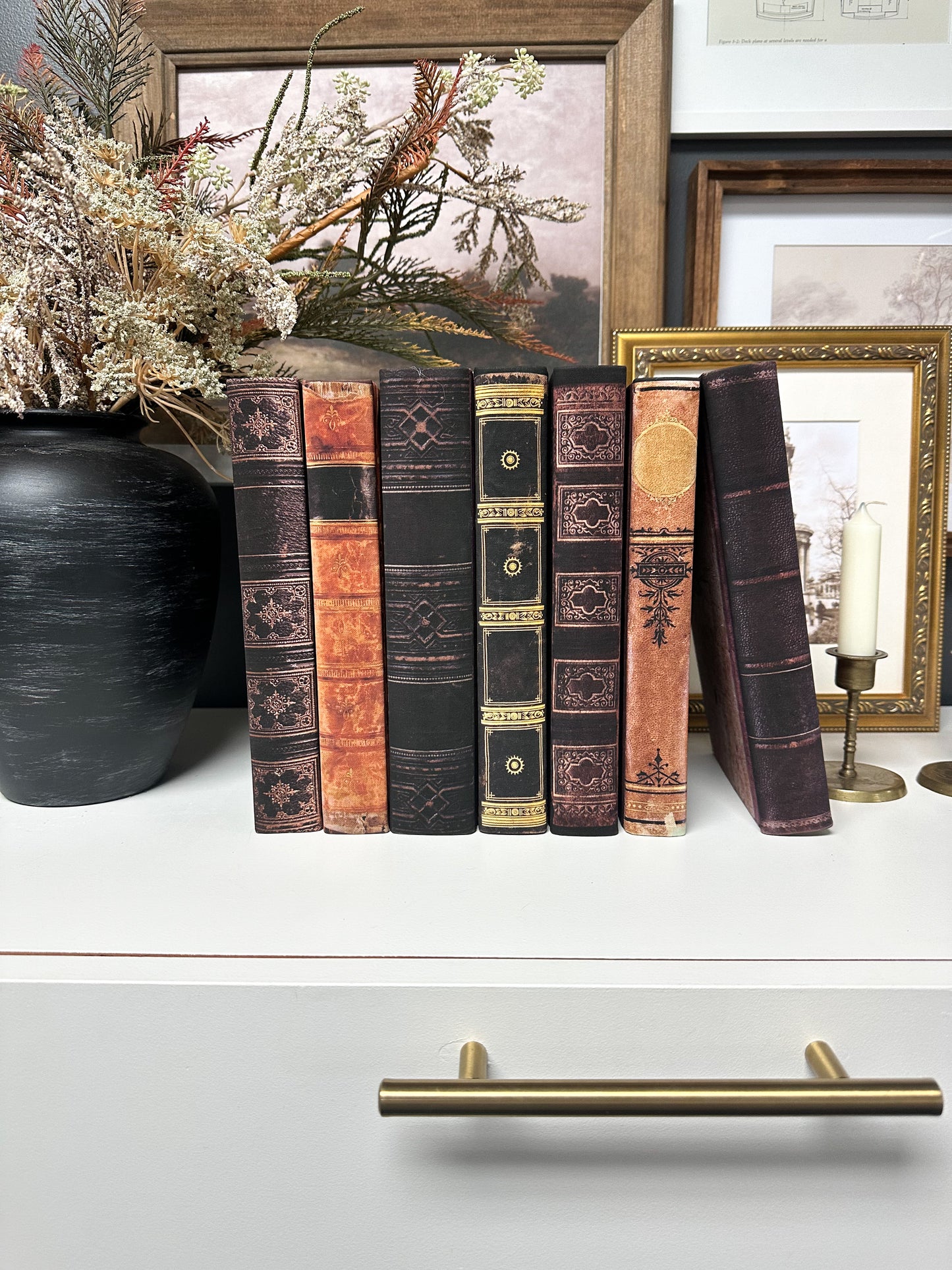 Vintage Inspired Wrapped Books- Build Your Set