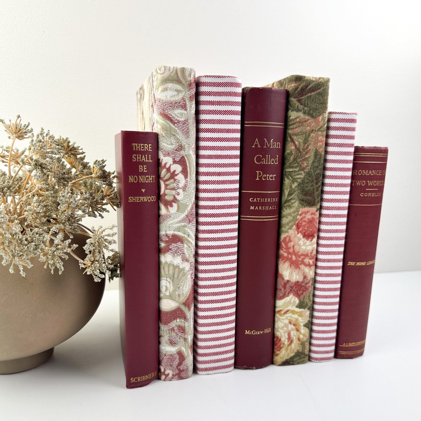 Red Decorative Books