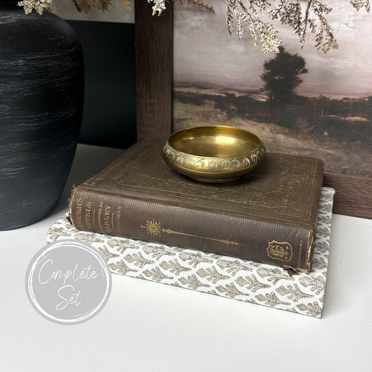 Brown Vintage Book Set
