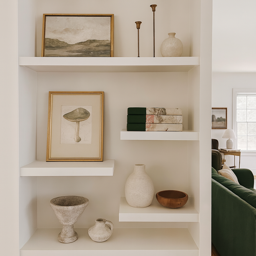 Green Floral Home Accents