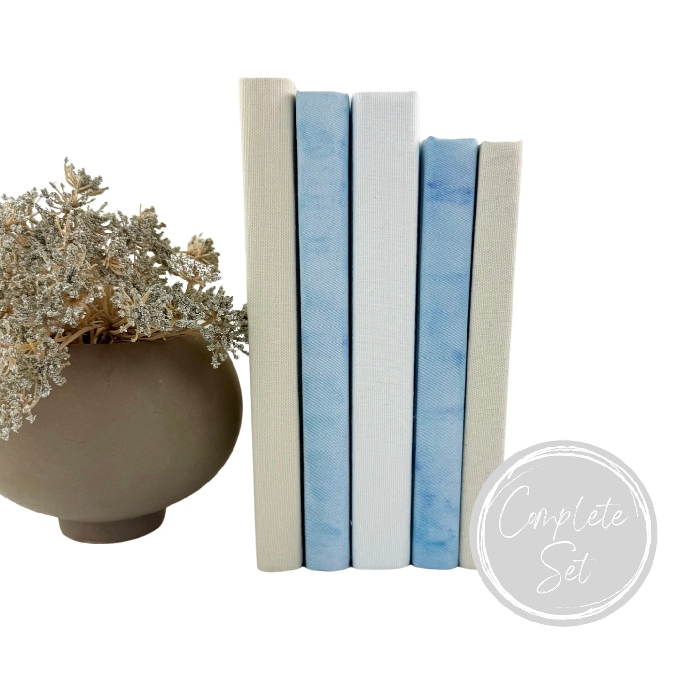 Blue and White Book Set