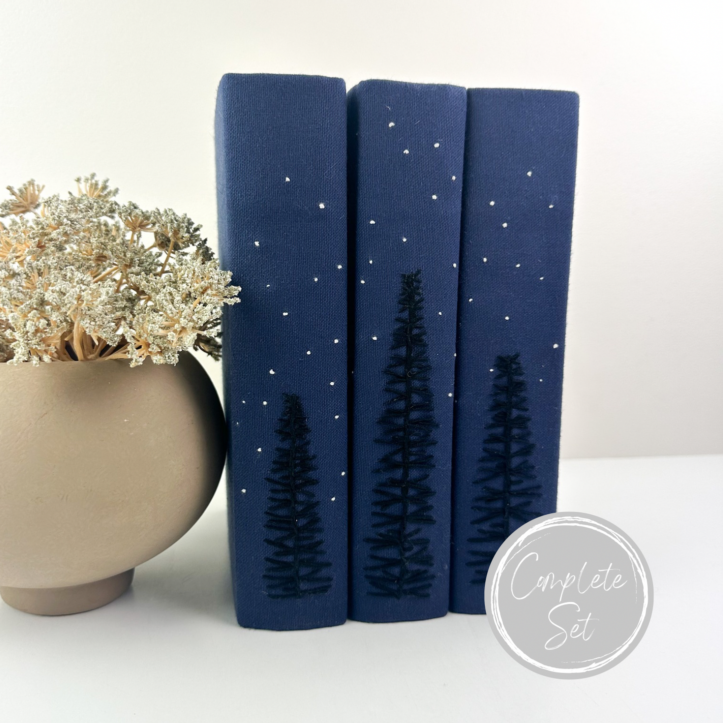 Embroidered Decorative Book Set