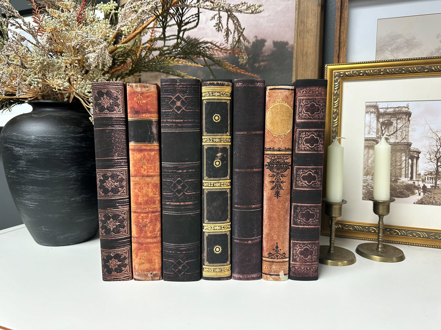 Vintage Inspired Wrapped Books- Build Your Set