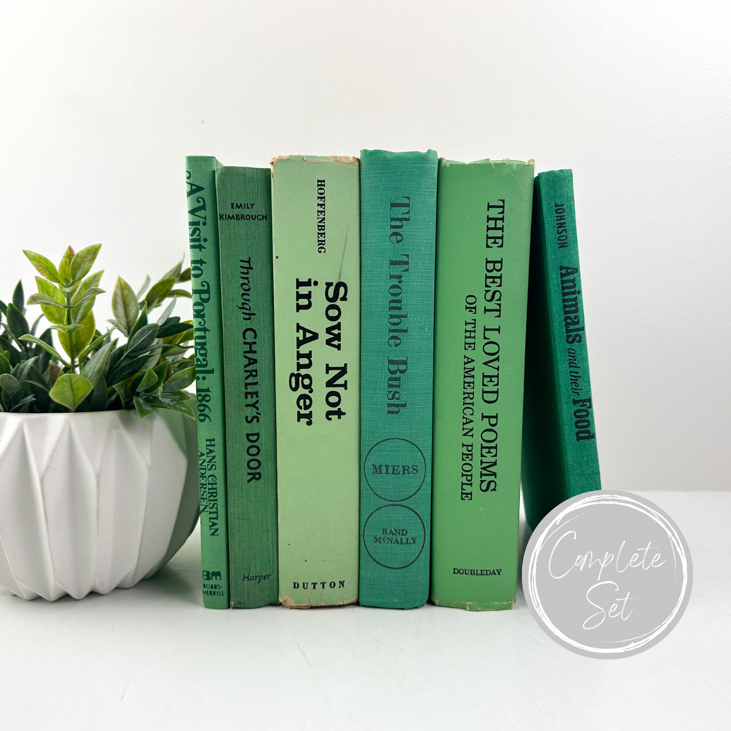 Green Books by Color