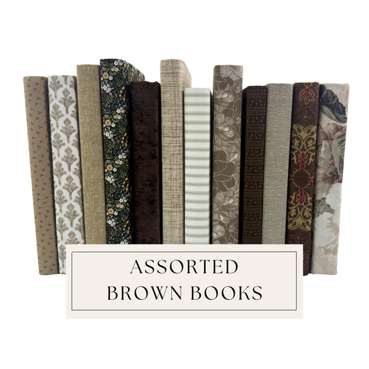 Assorted Brown Book Set- Designer Curated