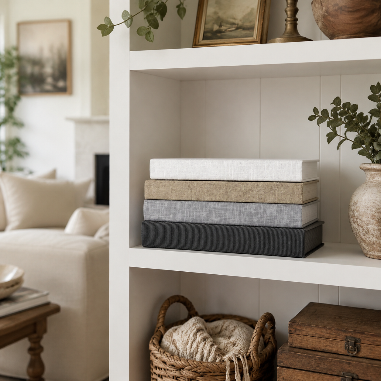 Fabric Covered Books