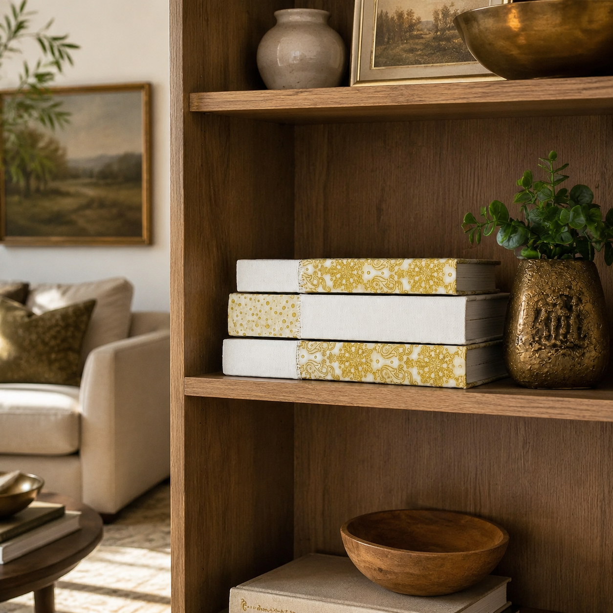 White and Gold Home Decor