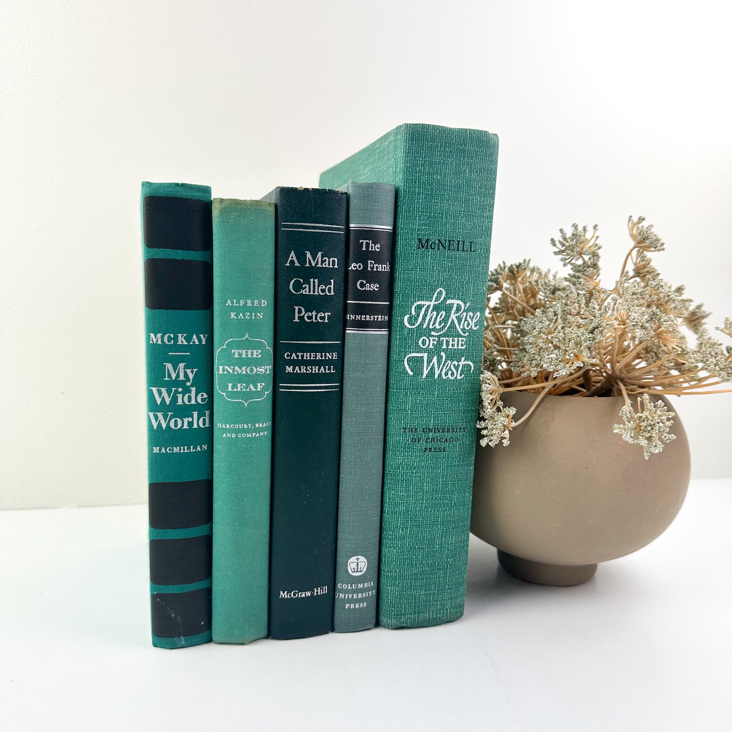 Turquoise Books for Decoration
