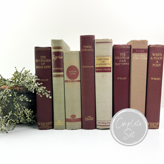 Red and Beige Book Bundles