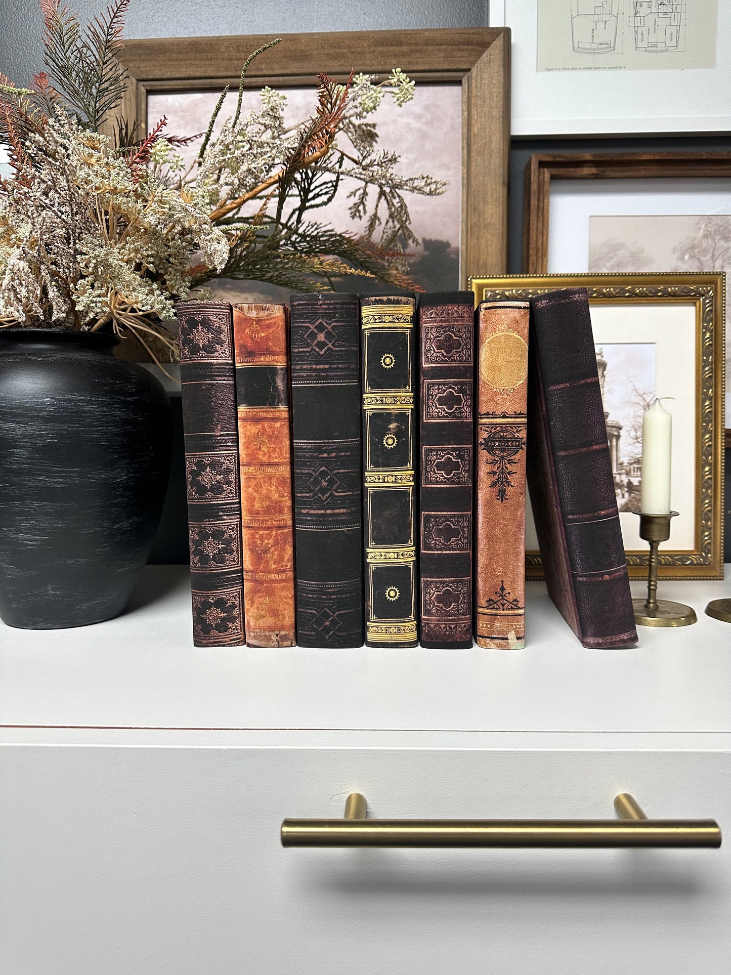 Vintage Inspired Wrapped Books- Build Your Set