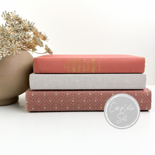 Fabric Covered Book Set