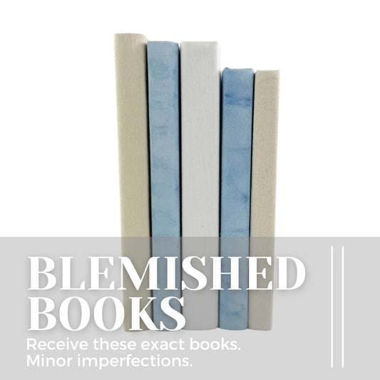 Blue and White Book Set