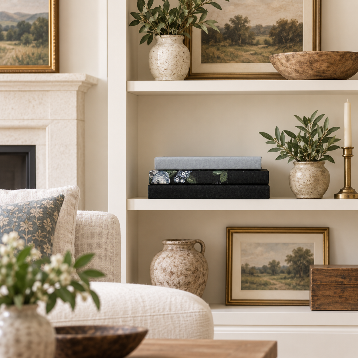 Floral Books for Home Accents